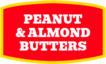 A button saying Barbours Peanut and Almond Butters.